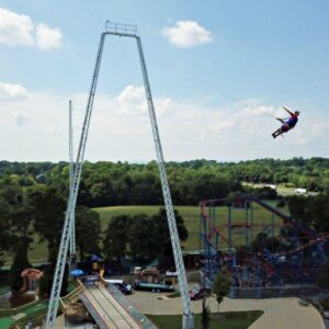 Skycoaster in motion
