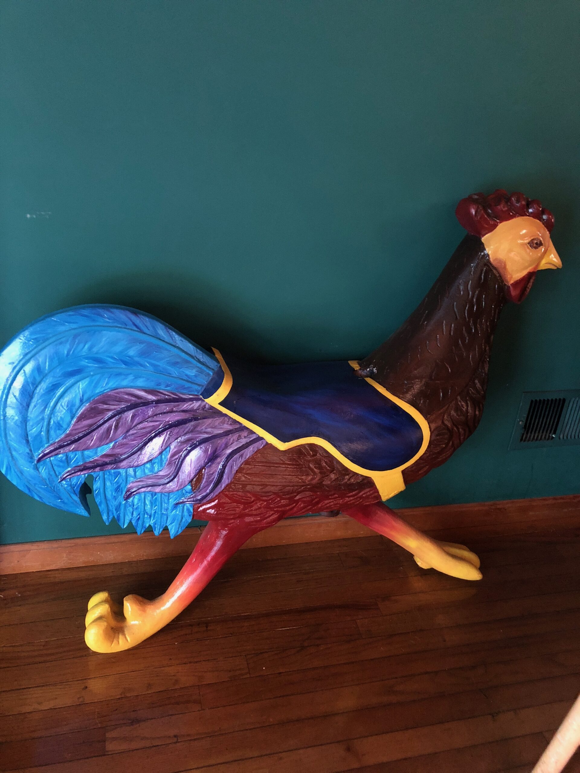 Spillman 1905 Carousel, Merry-Go-Round Rooster Figure